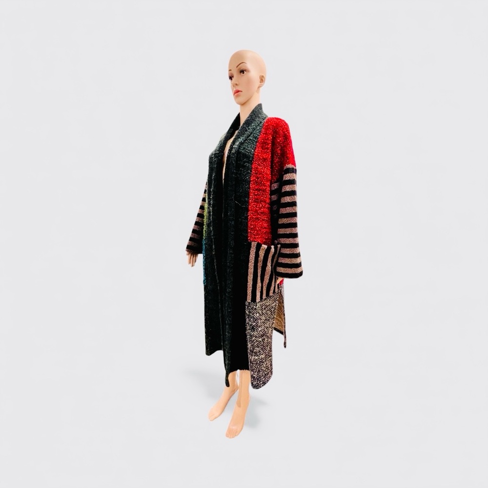 ALEMBIKA MAXI SWEATER.. Super colourful..European avant guarde styling